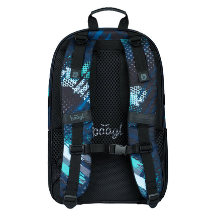 Baagl Baagl Skate Rugzak Structures Blauw 25L