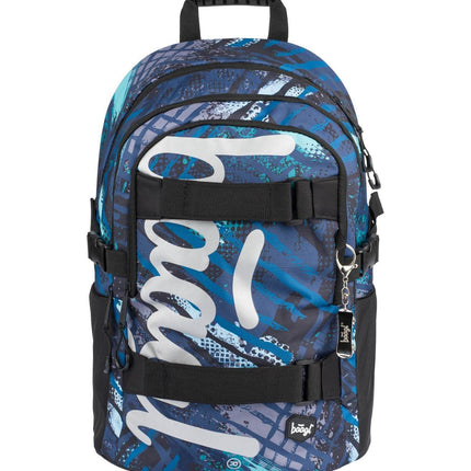 Baagl Baagl Skate Rugzak Structures Blauw 25L