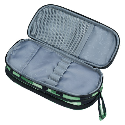 Baagl Baagl Student Etui Groen 3-ritsen