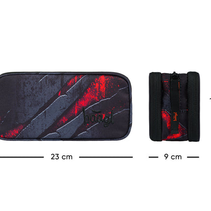 Baagl Baagl Student etui Lava 3-ritsen