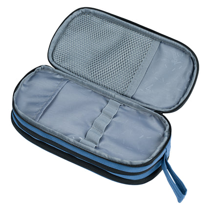 Baagl Baagl Student etui Oceaan Blauw 3-ritsen