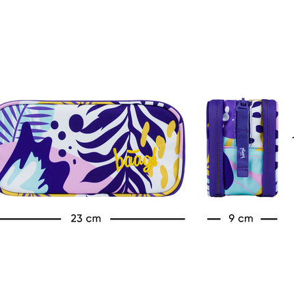 Baagl Baagl Student Etui Violet 3-ritsen