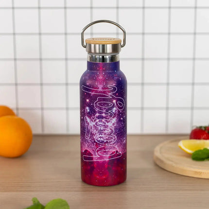 Baagl Baagl Thermosfles Bamboedeksel Galaxy 500 ml