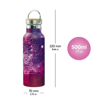 Baagl Baagl Thermosfles Bamboedeksel Galaxy 500 ml