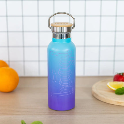 Baagl Baagl Thermosfles Bamboedeksel Gradient 500 ml