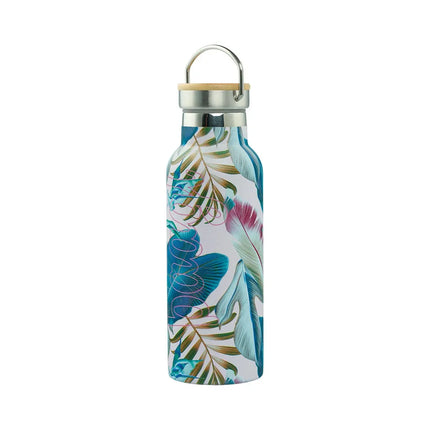 Baagl Baagl Thermosfles Bamboedeksel Leafs 500 ml