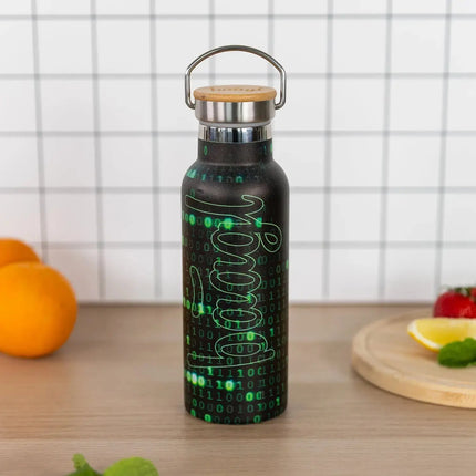 Baagl Baagl Thermosfles Bamboedeksel Numbers 500 ml