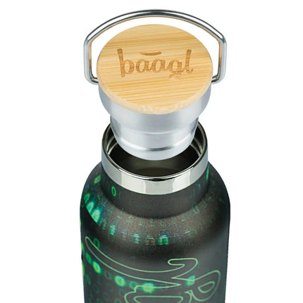Baagl Baagl Thermosfles Bamboedeksel Numbers 500 ml