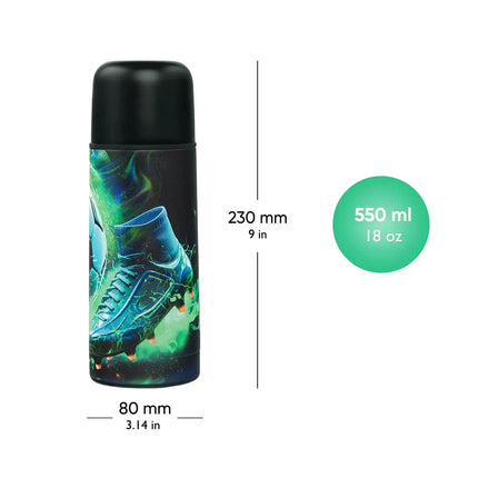Baagl Baagl Thermosfles Voetbal Bal 550 ml