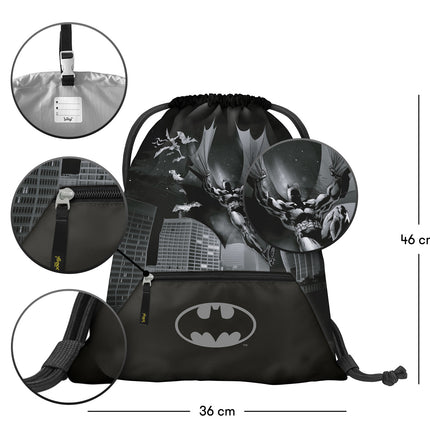 Baagl Batman Gymtas met Rits