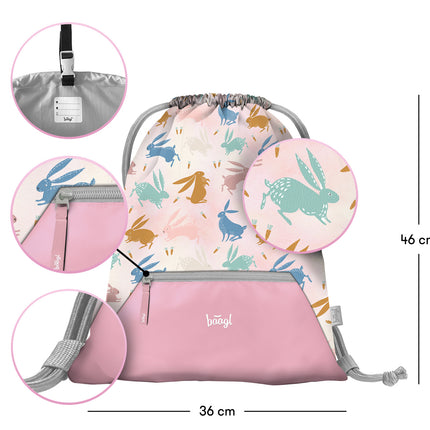 Baagl Bunny Gymtas met Rits