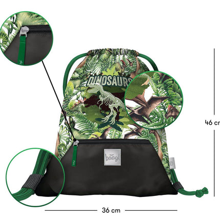 Baagl Dinosaurs Gymtas met Rits