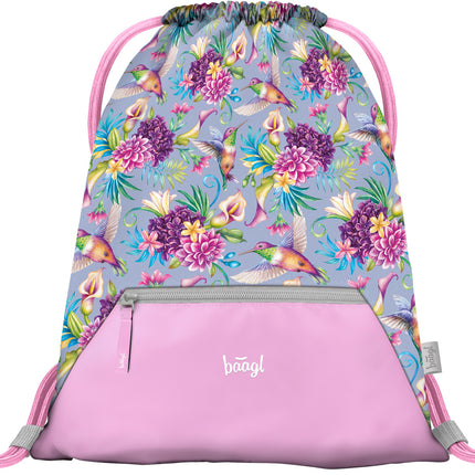 Baagl Hummingbird Gymtas met Rits