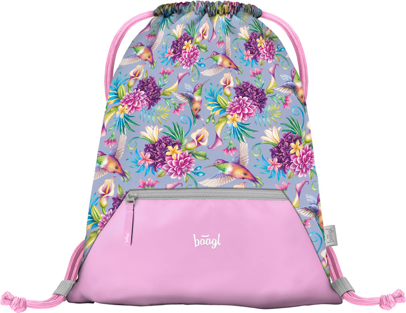 Baagl Hummingbird Gymtas met Rits