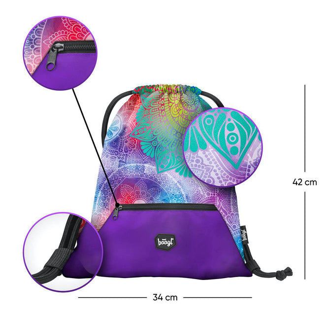 Baagl Mandala Gymtas met Rits