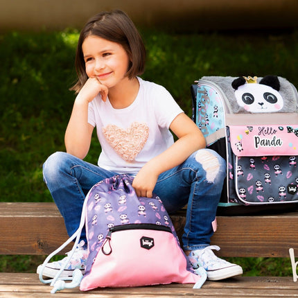 Baagl Panda Gymtas met Rits