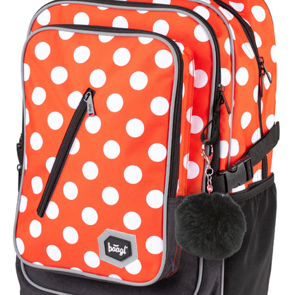 Baagl Schooltas Cubic Dots