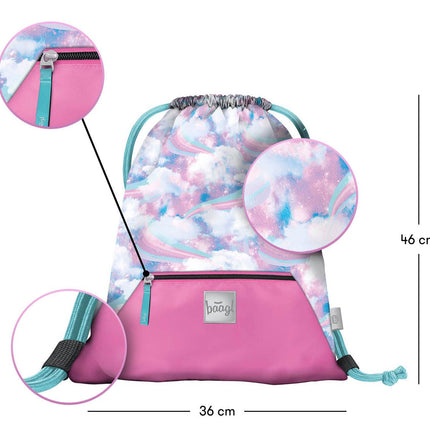 Baagl Sky Gymtas met Rits