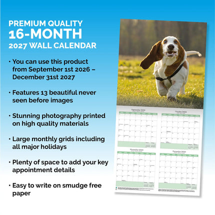 Baker & Bray Basset Hound Kalender 2027