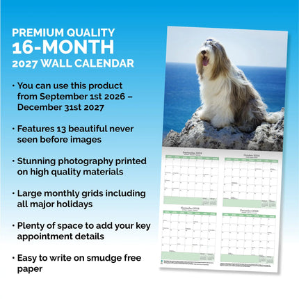 Baker & Bray Bearded Collie Kalender 2027