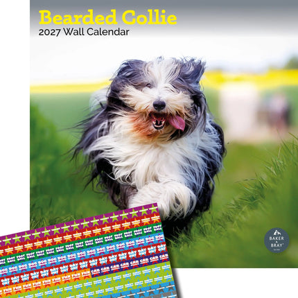 Baker & Bray Bearded Collie Kalender 2027