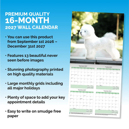 Baker & Bray Bichon Frise Kalender 2027