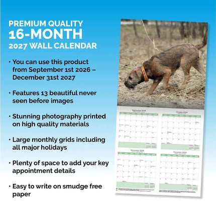 Baker & Bray Border Terrier Kalender 2027