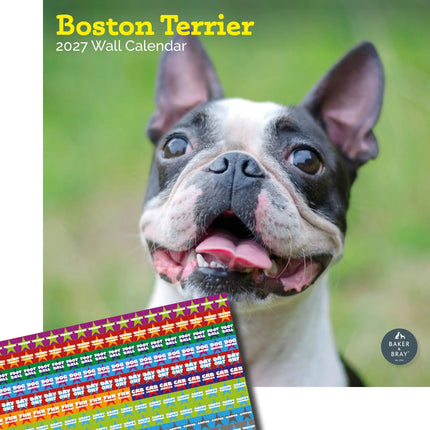 Baker & Bray Boston Terrier Kalender 2027