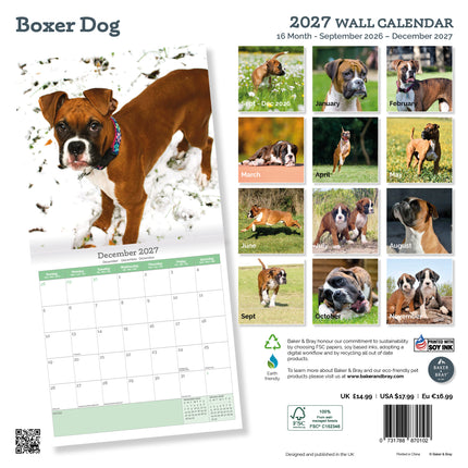 Baker & Bray Boxer Kalender 2027