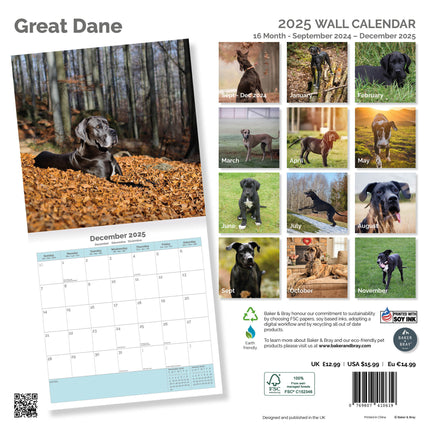 Baker & Bray Duitse Dog Kalender 2025