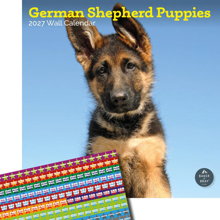 Baker & Bray Duitse Herder Puppies Kalender 2027