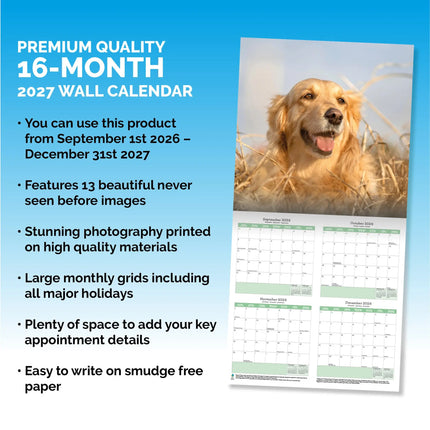 Baker & Bray Golden Retriever Kalender 2027