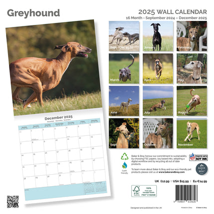 Baker & Bray Greyhound Kalender 2025
