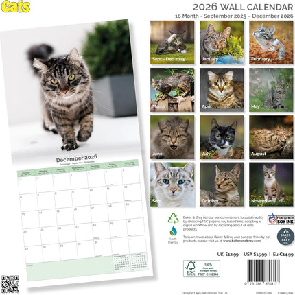 Baker & Bray Katten Kalender 2026