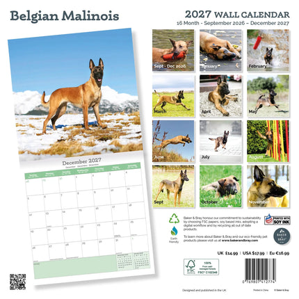 Baker & Bray Mechelse Herder Kalender 2027