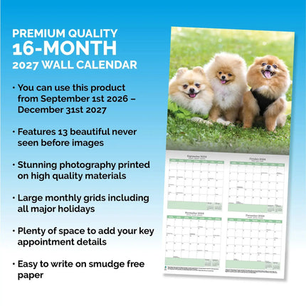 Baker & Bray Pomeranian Kalender 2027