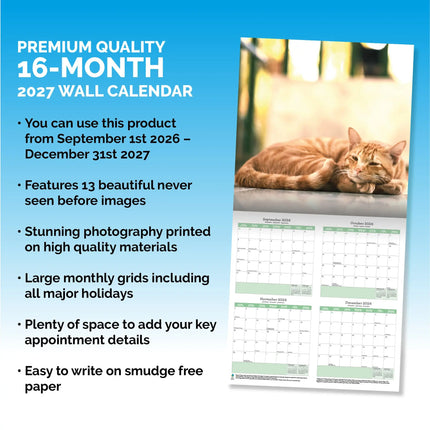 Baker & Bray Rode Katten Kalender 2027