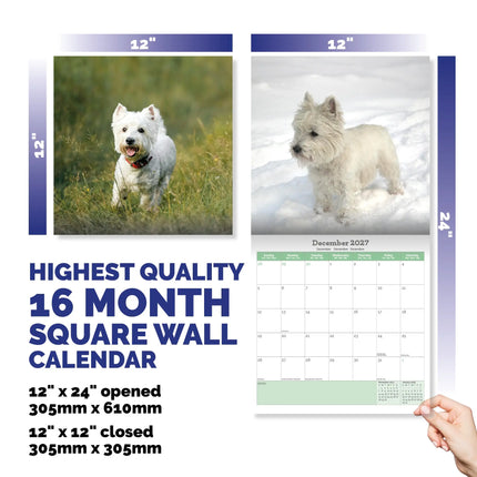 Baker & Bray West Highland White Terrier Kalender 2027