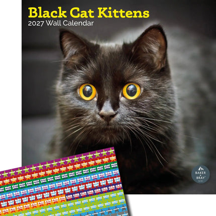 Baker & Bray Zwarte Kittens Kalender 2026