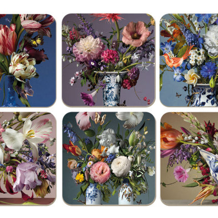 Bekking & Blitz Bas Meeuws, Royal Delft Onderzetters 6 stuks