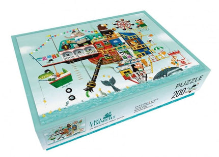 Bekking & Blitz Boek 'Het eiland van Olifant' Puzzel 200XL  Stukjes Leo Timmers