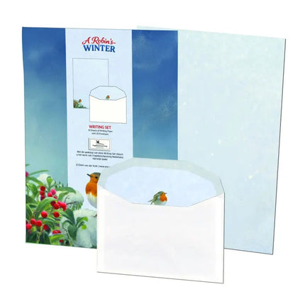 Bekking & Blitz Briefpapier met enveloppen: A Robin’s Winter, Elwin van der Kolk
