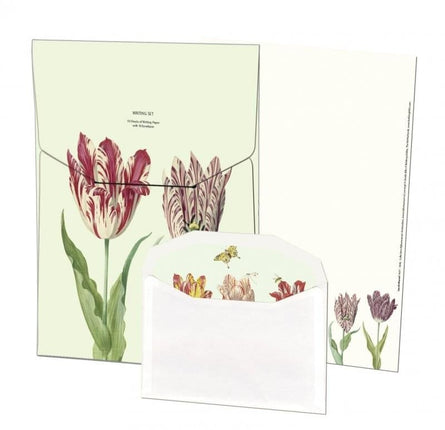 Bekking & Blitz Briefpapier met enveloppen: Tulpen/Tulips, Jacob Marrel, Collection Rijksmuseum Amsterdam