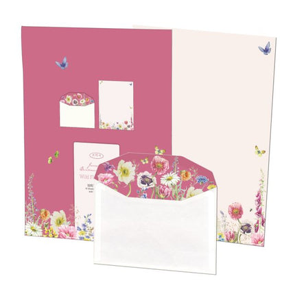 Bekking & Blitz Briefpapier met enveloppen: Wild Flower Field, Janneke Brinkman-Salentijn
