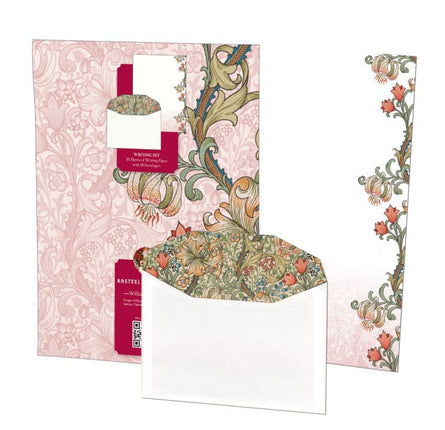 Bekking & Blitz Briefpapier met enveloppen: William Morris, Kasteel De Haar