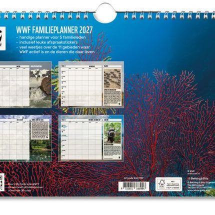 Bekking & Blitz FamiliePlanner WNF Kalender 2027