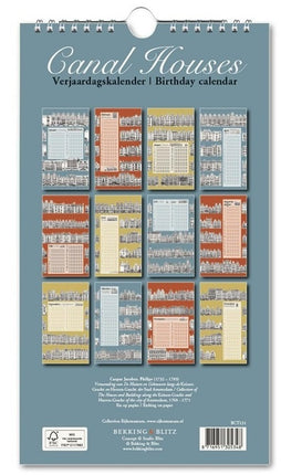 Bekking & Blitz Grachtenpandjes Verjaardagskalender