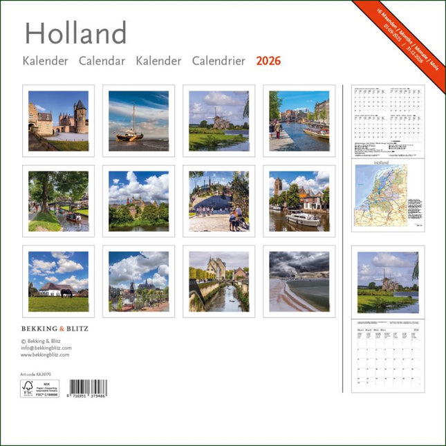 Bekking & Blitz Holland Kalender 2026