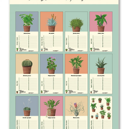 Bekking & Blitz Houseplants Hortus Botanicus Verjaardagskalender