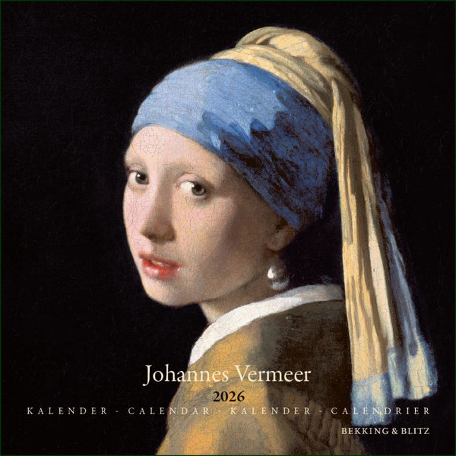 Bekking & Blitz Johannes Vermeer Mini Kalender 2026